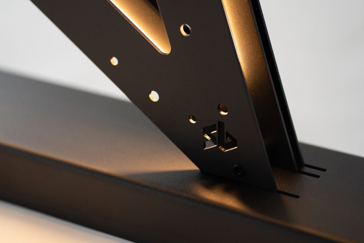 Beleuchteter Weihnachtsstern NORTH aus Metall von Steel Buddy mit detailliertem Design für festliche Dekoration.